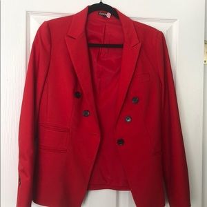 Red blazer